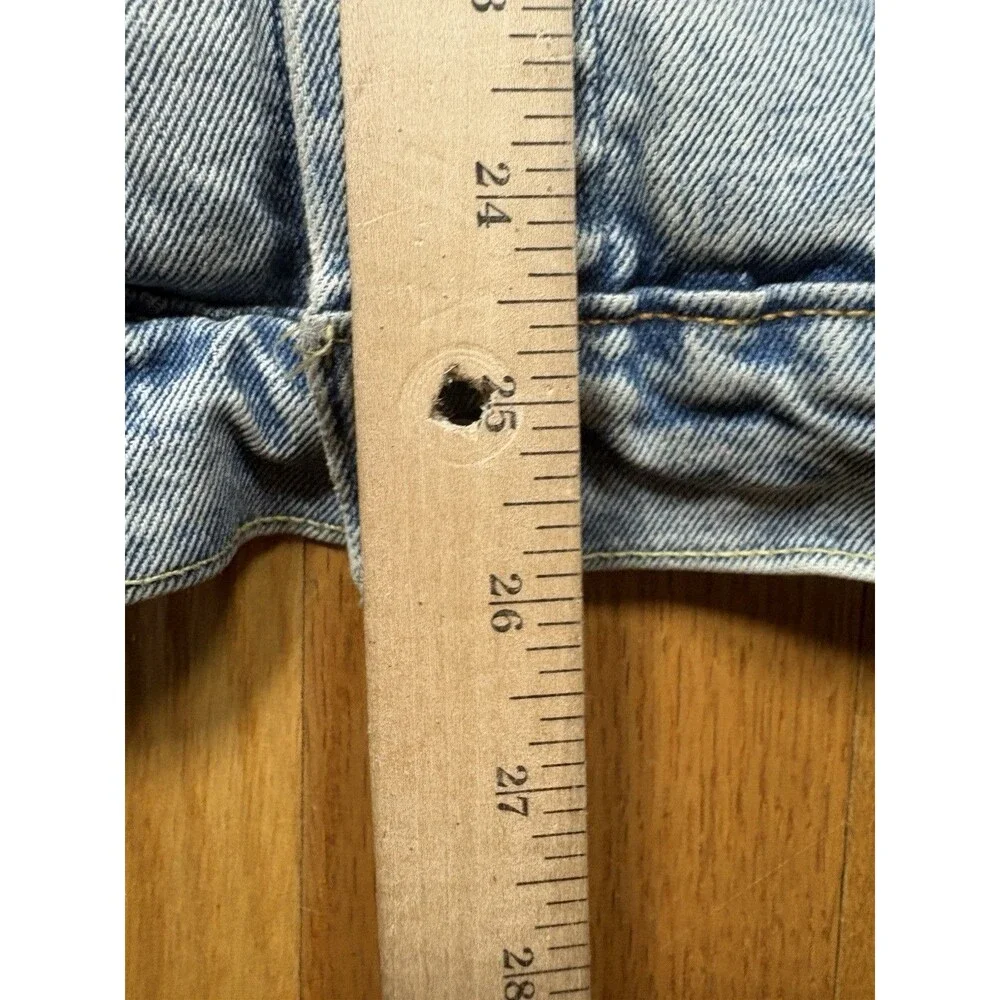 Levi Strauss Denim Trucker Jacket Men’s Western Sz XL Light Wash Faded Jean